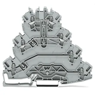 WAGO Vierstock-Reihenklemme Motoranschluss-Reihenklemme L1 - L2 grau 2002-4111