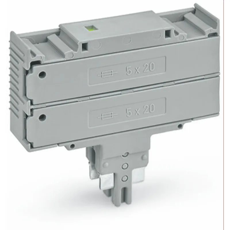 WAGO Doppelsicherungsstecker 230 V 10,4 mm breit grau 2003-911/1000-923