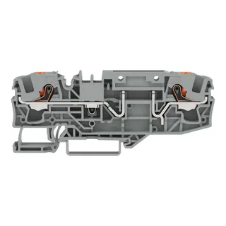 WAGO 2-Leiter-Basisklemme für Tragschiene 35 x 15 und 35 x 7,5 6 mm? blau 2006-1664