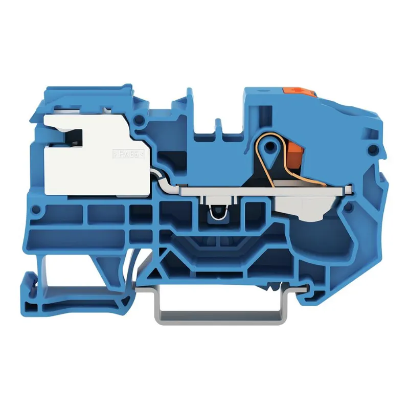 WAGO 1-Leiter-N-Trennklemme 16 mm? Push-in CAGE CLAMP® blau 2216-7114
