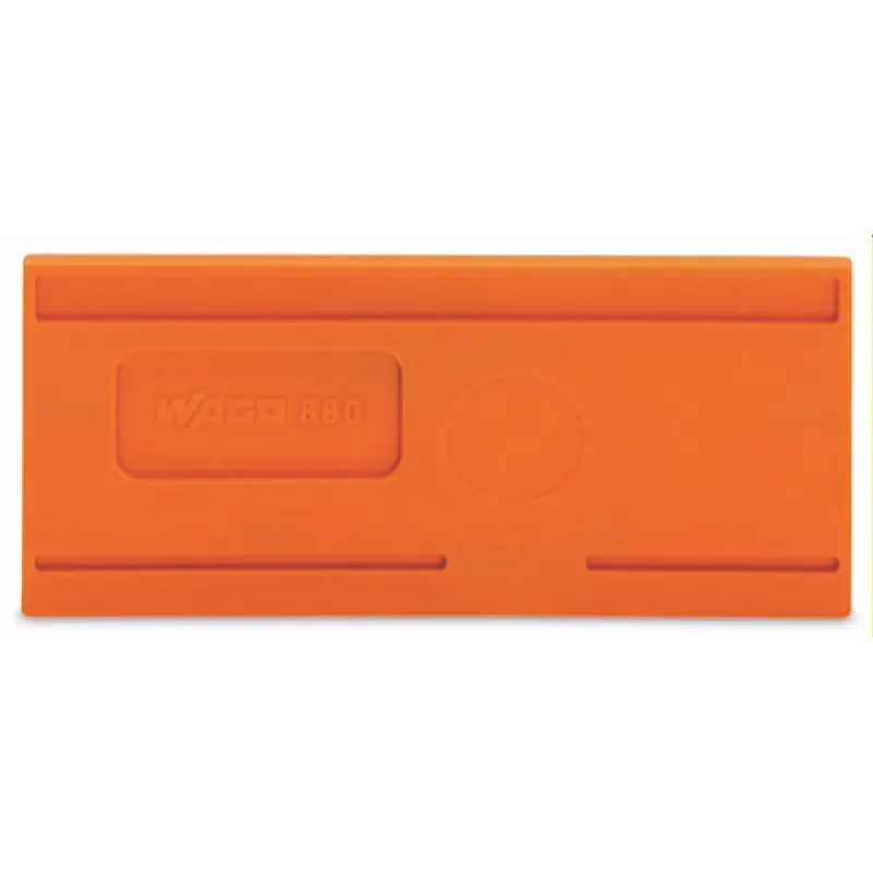 WAGO Trennwand 2 mm dick überstehend orange 880-329
