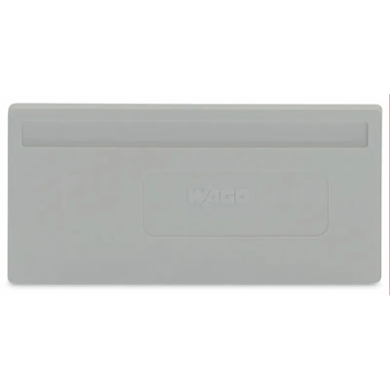 WAGO Trennwand 2 mm dick überstehend grau 279-326