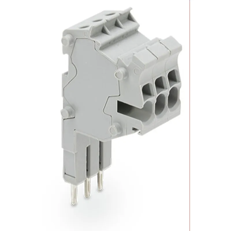 WAGO Modularer TOPJOB®S-Steckverbinder anreihbar für Brückerschlitze grau 2001-552
