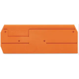 WAGO Abschluss- und Zwischenplatte 2,5 mm dick orange 880-339