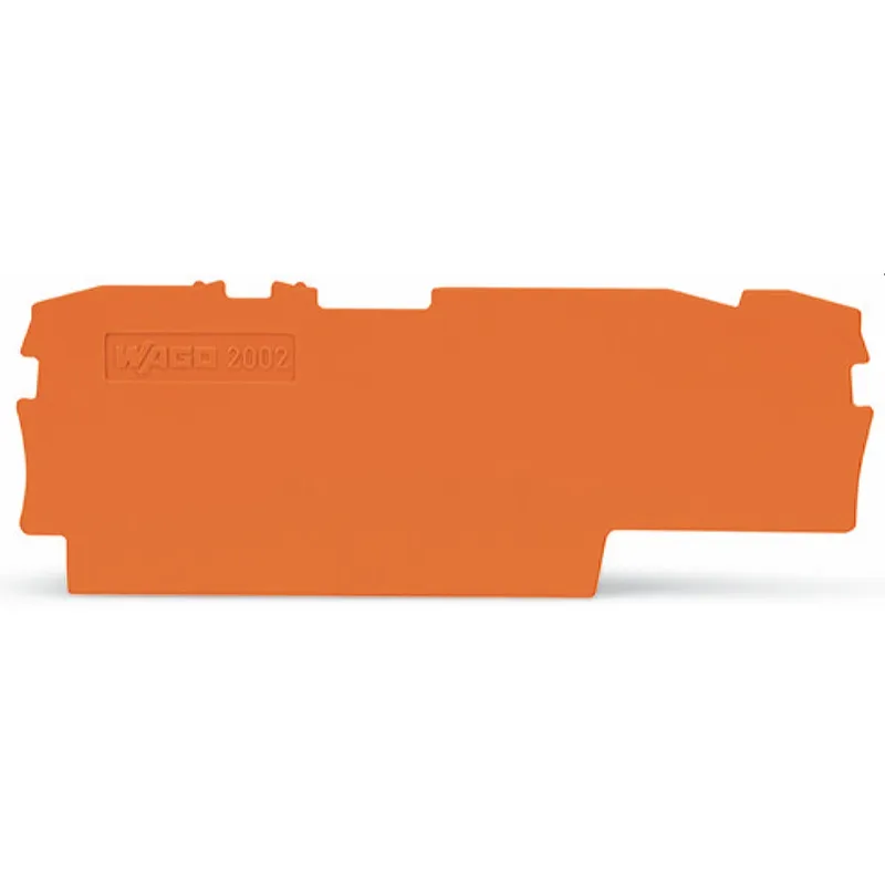 WAGO Abschluss- und Zwischenplatte 1 mm dick orange 2002-1792