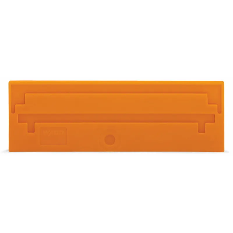 WAGO Trennwand 2 mm dick überstehend orange 283-353