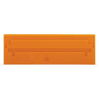 WAGO Trennwand 2 mm dick überstehend orange 283-353