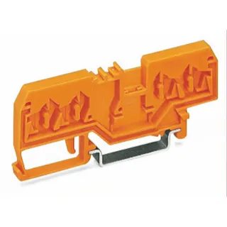 WAGO Konturengleiches Distanzgehäuse passend zu 4-Leiter-Klemmen horizontaler Bauform orange 280-835/056-000