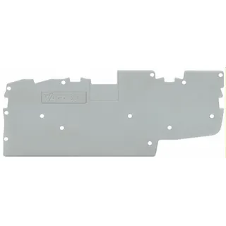 WAGO Abschluss- und Zwischenplatte 1 mm dick grau 2022-1491