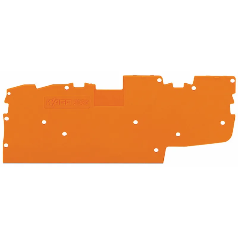 WAGO Abschluss- und Zwischenplatte 1 mm dick orange 2022-1492