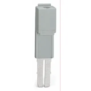 WAGO Prüfadapter 5 mm breit für Prüfstecker (? 2,3 mm) grau 280-404