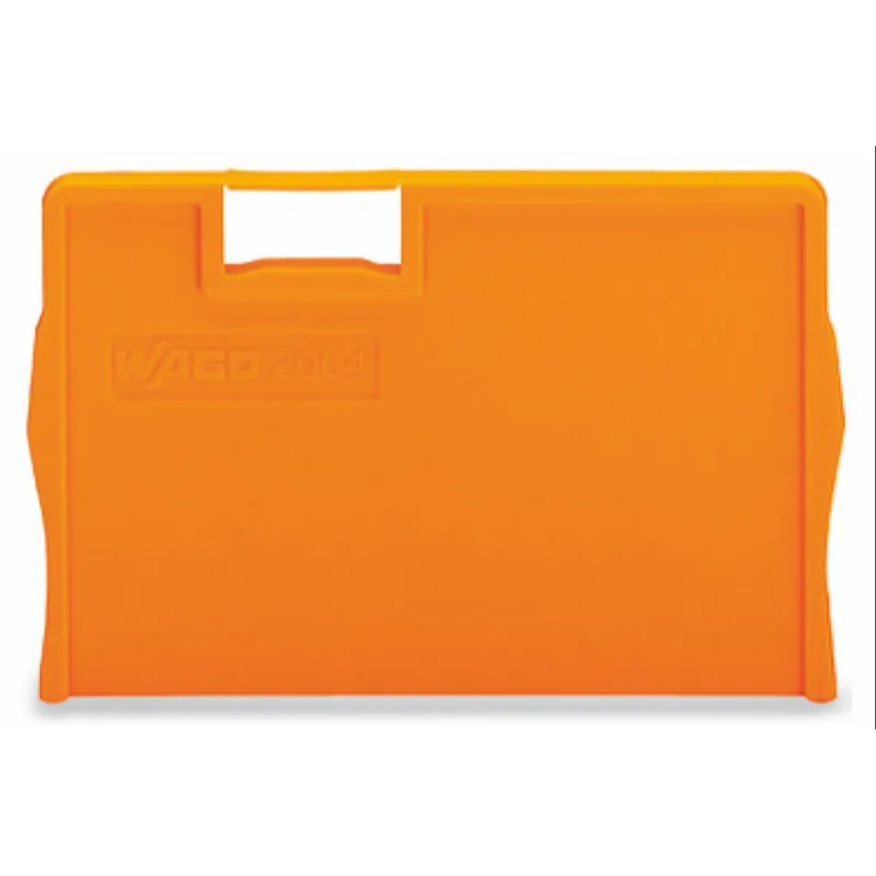 WAGO Trennplatte 2 mm dick überstehend orange 2004-1294