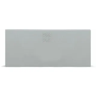 WAGO Reduzierabdeckplatte 1 mm dick grau 284-333