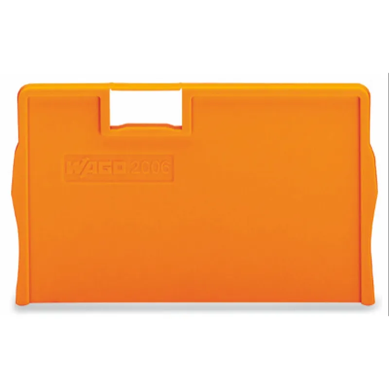 WAGO Trennplatte 2 mm dick überstehend orange 2006-1294