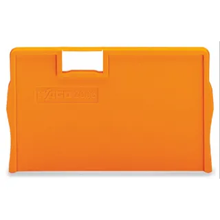 WAGO Trennplatte 2 mm dick überstehend orange 2006-1294