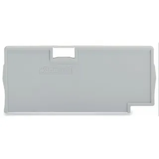 WAGO Trennplatte 2 mm dick überstehend grau 2004-1493