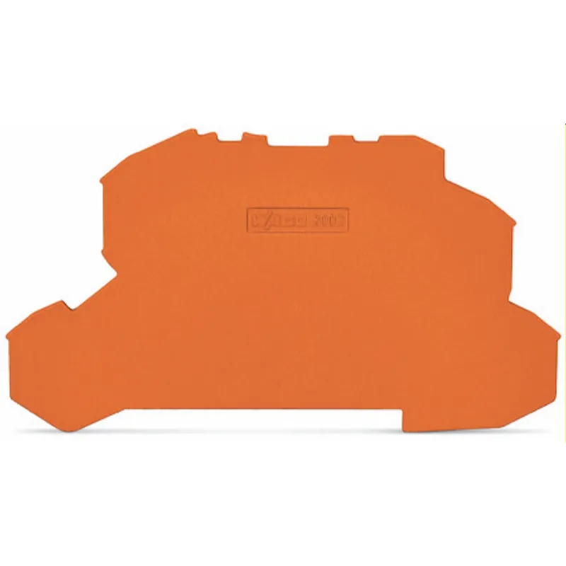 WAGO Abschluss- und Zwischenplatte 1 mm dick orange 2002-2692