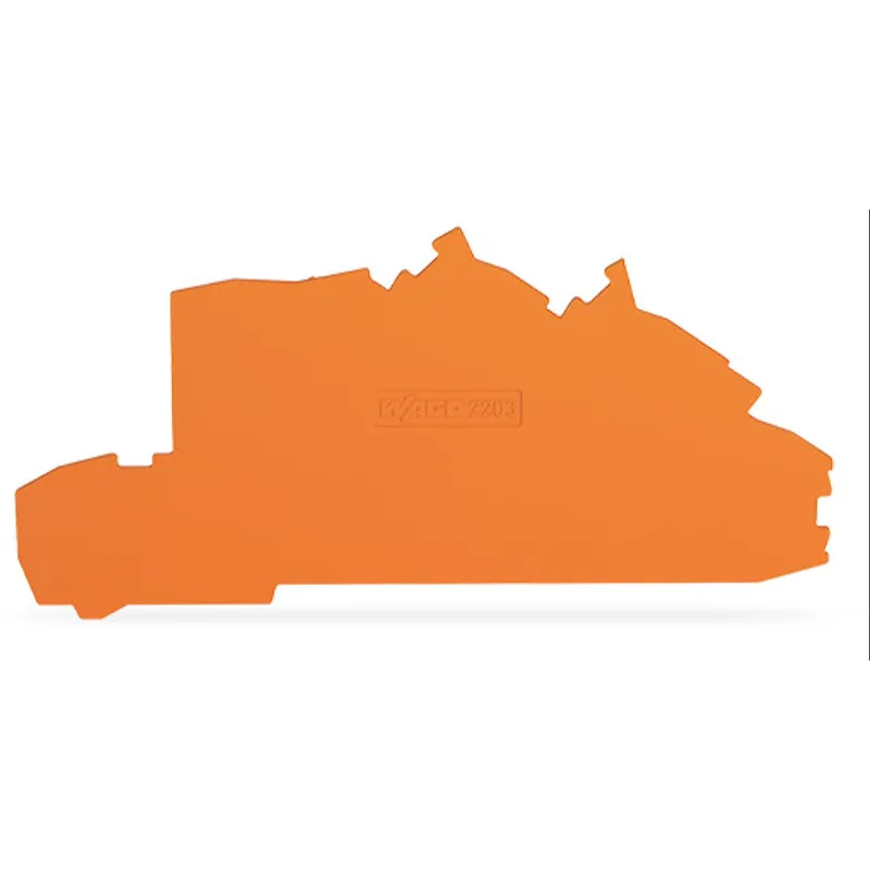 WAGO Abschluss- und Zwischenplatte orange 2203-7692