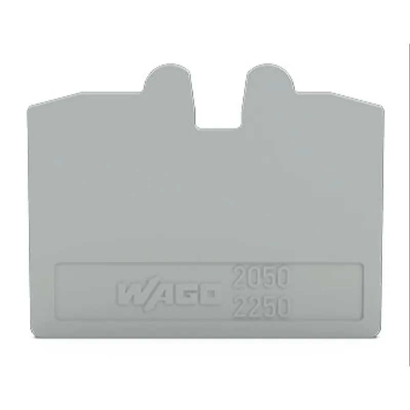 WAGO Abschluss- und Zwischenplatte 1,1 mm dick grau 2050-1291