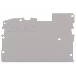 WAGO Abschluss- und Zwischenplatte 1 mm dick grau 2022-1291