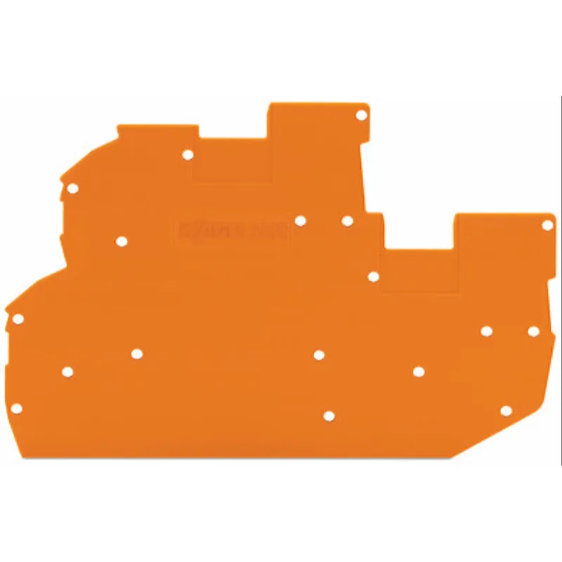 WAGO Abschluss- und Zwischenplatte 1 mm dick orange 2020-2292