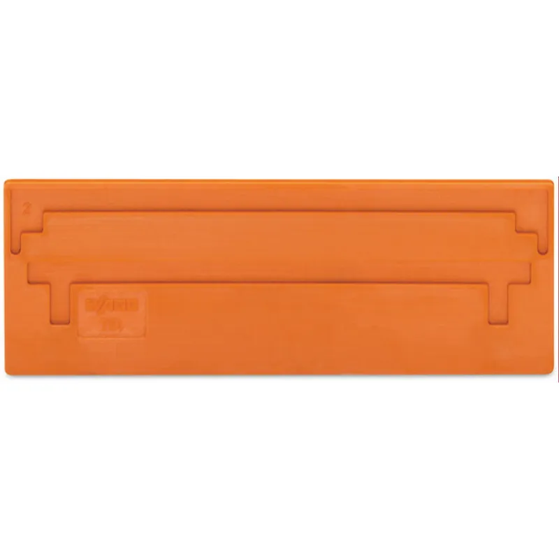 WAGO Trennwand 2 mm dick überstehend orange 284-340