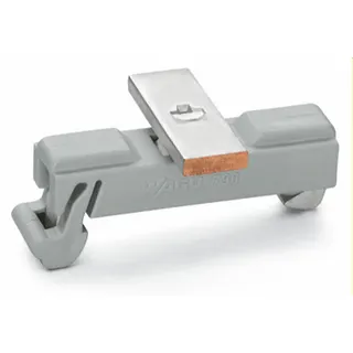 WAGO Träger mit Ableitfuß parallel zur Tragschiene 25 mm lang grau 790-112