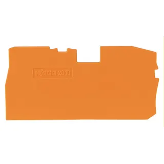WAGO Abschlussplatte 1 mm dick orange 2010-7192