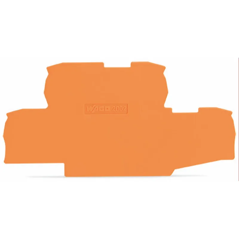 WAGO Abschlussplatte 0,8 mm dick orange 2002-2792