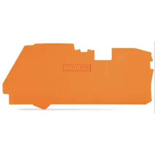 WAGO Abschluss- und Zwischenplatte 1 mm dick orange 2116-1292