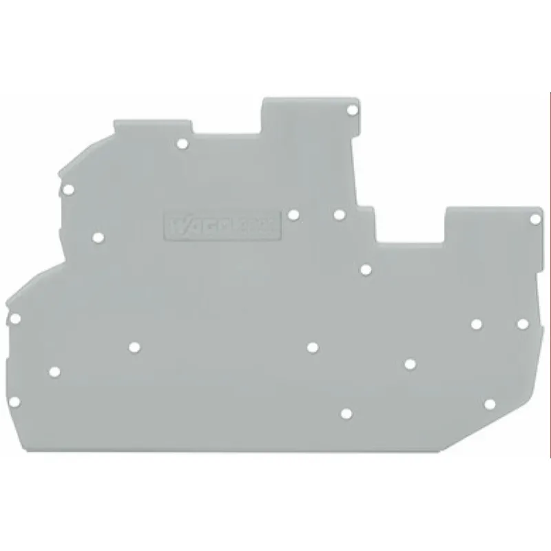 WAGO Abschluss- und Zwischenplatte 1 mm dick grau 2022-2291