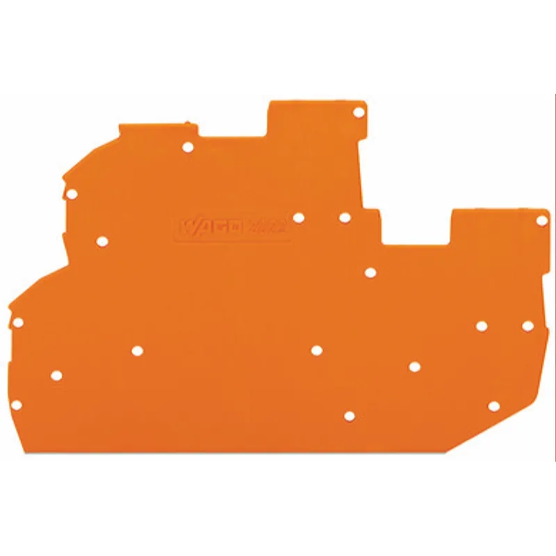 WAGO Abschluss- und Zwischenplatte 1 mm dick orange 2022-2292