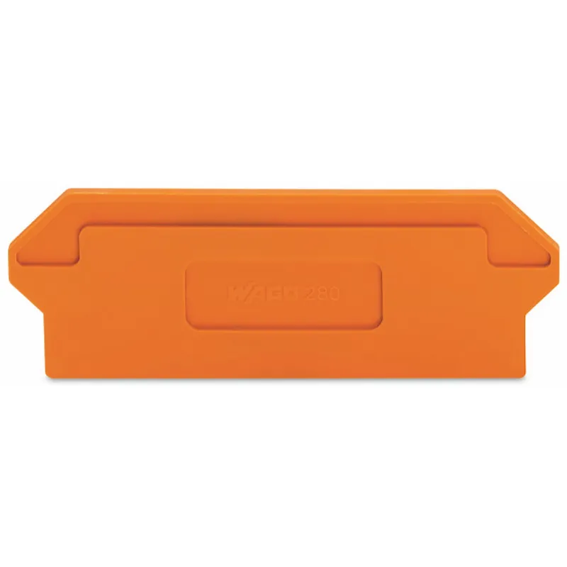 WAGO Trennwand 2 mm dick überstehend orange 280-327