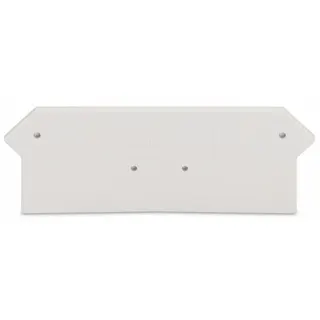 WAGO Abschluss- und Zwischenplatte 2,5 mm dick lichtgrau 280-364