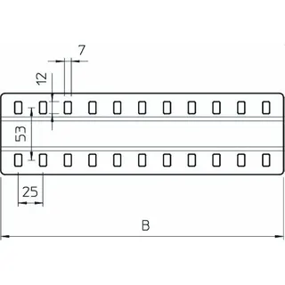 OBO Stossstellenleiste SSLB500F mit 5 Befestigungen B5 – Bild 2