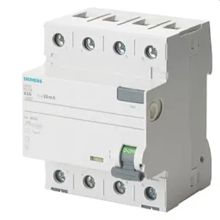 Siemens FI-Schutzschalter 80/0,03A 3polig+N 400V 4TE F 5SV3347-3