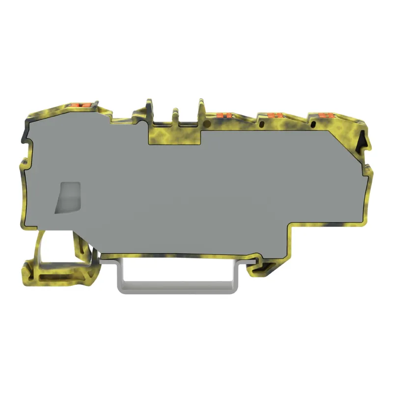 WAGO Verteilerklemme mit Drücker 1 x 6 mm? / 6 x 1,5 mm? dunkelgrau-gelb 2206-8031/000-053