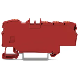 WAGO Verteilerklemme mit Drücker 1 x 6 mm? / 6 x 1,5 mm? rot 2206-8033