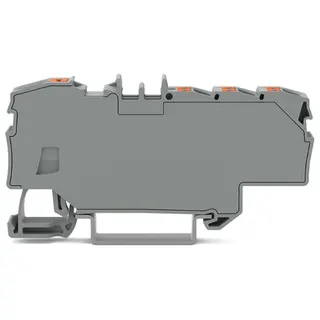 WAGO Verteilerklemme mit Drücker 1 x 6 mm? / 6 x 1,5 mm? grau 2206-8031