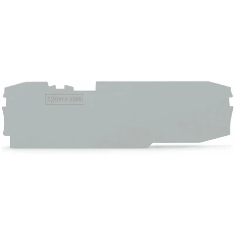 WAGO Abschluss- und Zwischenplatte 1 mm dick grau 2006-8691
