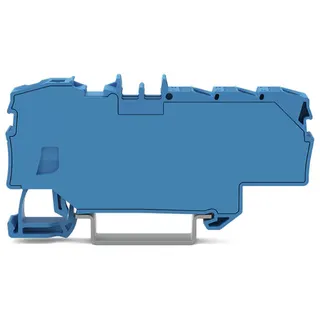 WAGO Verteilerklemme mit Betätigungsöffnung 1 x 6 mm? / 6 x 1,5 mm? blau 2006-8034