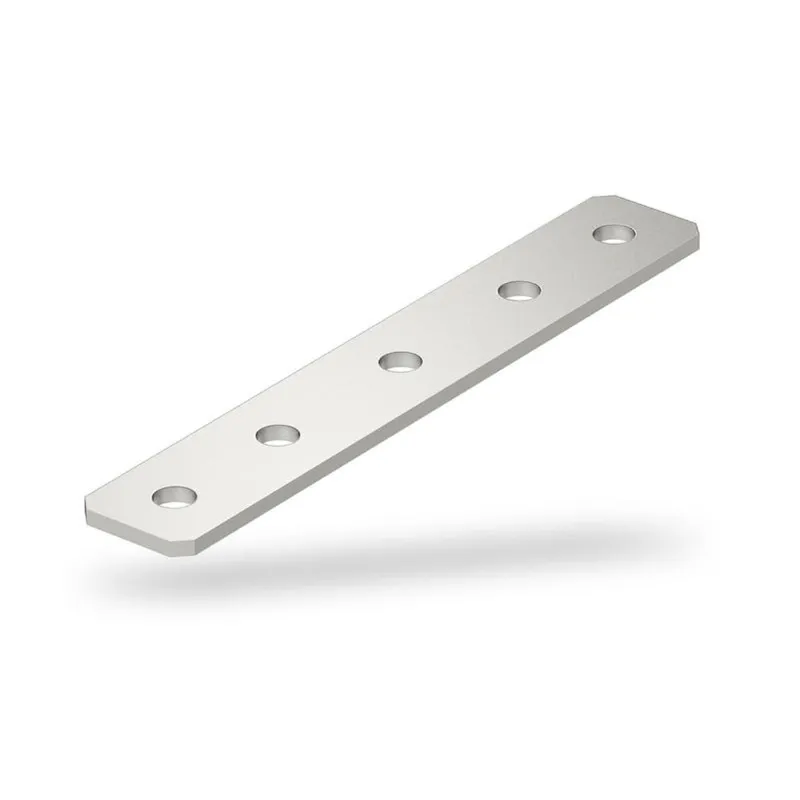 OBO Verbindungsplatte GMS 5 VP V2A mit 5 Löchern 250x40x4