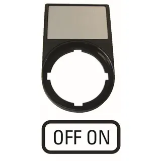 EATON Electric Träger + Schild M22S-ST-GB10 OFF ON