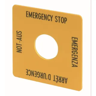 EATON Electric Not-Aus-Schild M22-XYK1