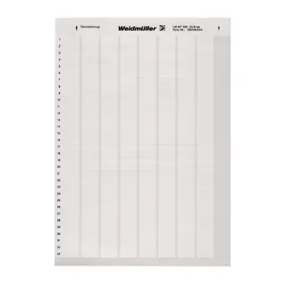 Weidmüller Gerätemarkierung LM MT300 20/8 WS 1686381044