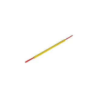 Weidmüller Leitungsmarkierer auf Montagedorn CLI R 02-3 GE/SW . 0560001749