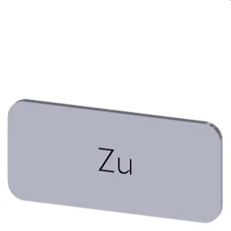 Siemens Bezeichnungsschild 12,5x27 Zu 3SU1900-0AC81-0AL0