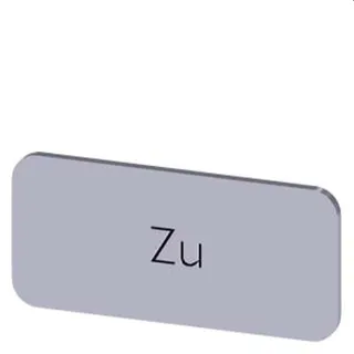 Siemens Bezeichnungsschild 12,5x27 Zu 3SU1900-0AC81-0AL0