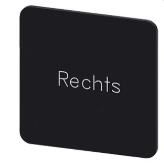 Siemens Bezeichnungsschild 27x27 Rechts 3SU1900-0AE16-0AH0