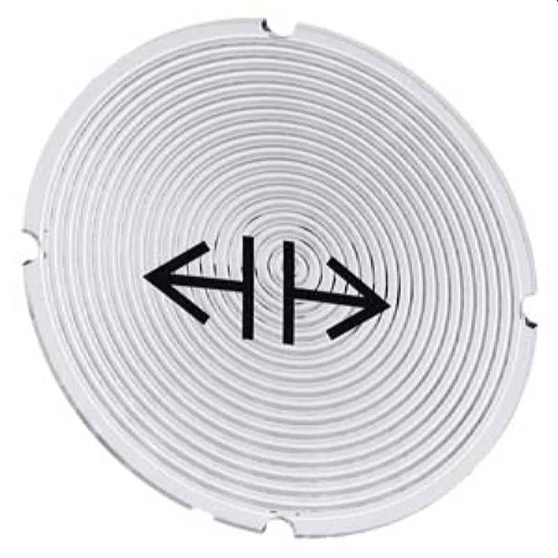 Siemens Einlegeschild rund milchig Symbol lösen 3SU1900-0AB71-0RG0